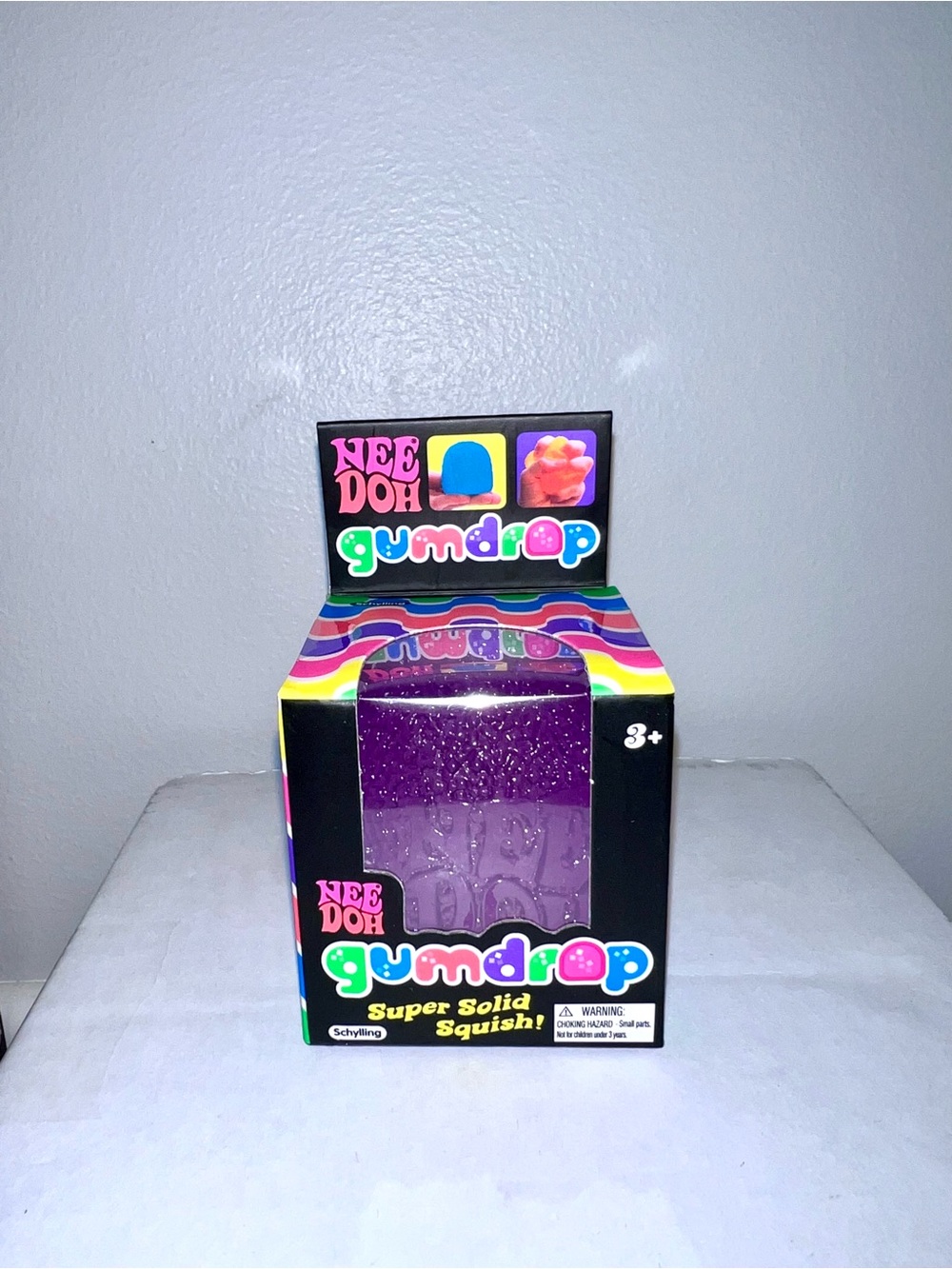 Needoh Gumdrop Super Solid Squish! - Purple